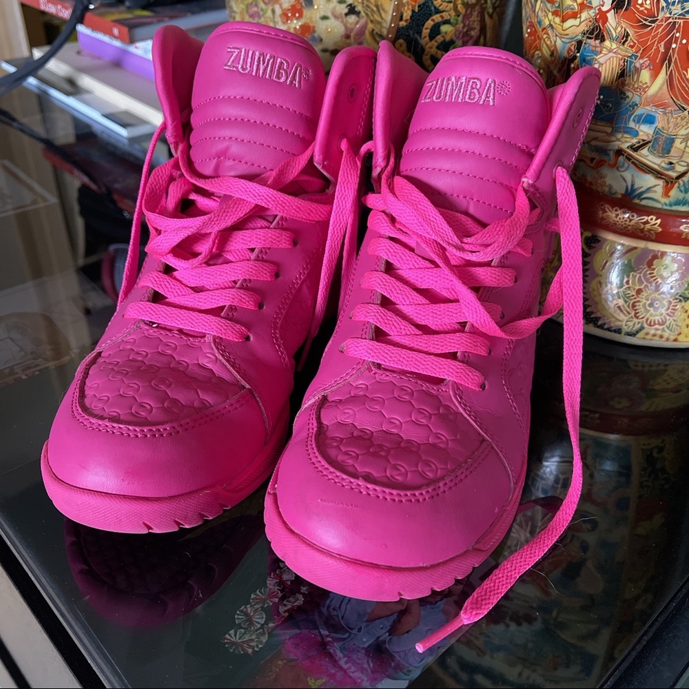 Hot Pink Zumba Energy Boss Shoes Size 7 Women